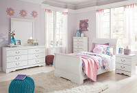 Anarasia Twin Sleigh Bed W/chest & Nightstand-5 Pc