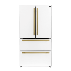 Forno 19 Cu Ft White Fd W/dbl Freez...